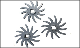 Polyurethane separator wheels